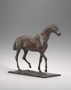 Horse Walking, original voks muligens tidlig på 1870-tallet, støpt ca. 19201921. av Edgar Degas