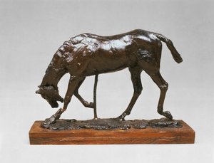Hest med senket hode av Edgar Degas