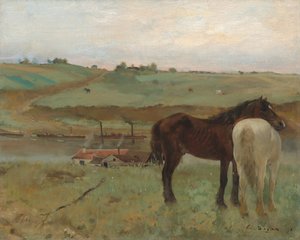 Hester i en eng av Edgar Degas