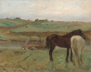 Hester i en eng av Edgar Degas