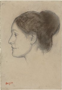 Hortense Valpinçon av Edgar Degas