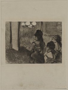 I Salongen av Edgar Degas