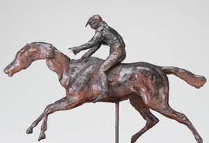 Jockey med caps, muligens 1890-tallet. av Edgar Degas