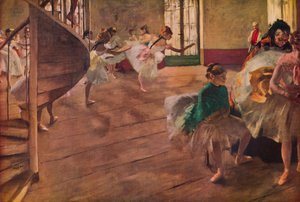Øvelsen, 1877 av Edgar Degas