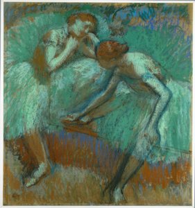 De store grønne danserne av Edgar Degas