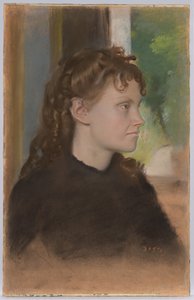 Madame Théodore Gobillard (Yves Morisot) av Edgar Degas