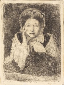 Marguerite De Gas, kunstnerens søster av Edgar Degas