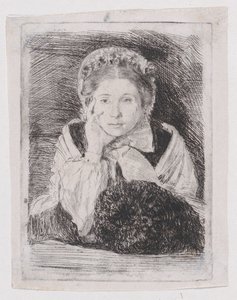 Marguerite De Gas, kunstnerens søster av Edgar Degas