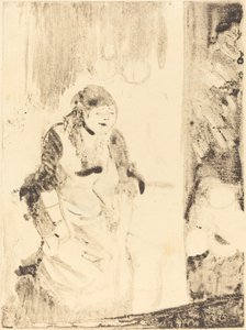 Frøken Bécat, ca. 18771878. av Edgar Degas