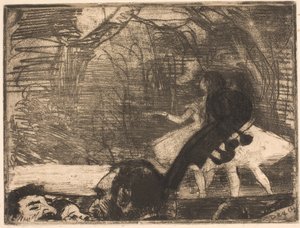 På scenen av Edgar Degas