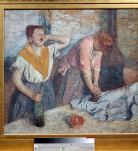 Malerier av Edgar Degas (1834-1917). 1884/86. Sol. 0,76 x 0,81 m. Paris, Musee d