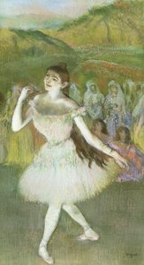 Pink Dancer (pastell) av Edgar Degas