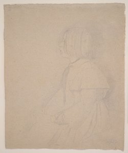 Portrett av Giulia Bellelli, 1858-9 (grafitt) av Edgar Degas
