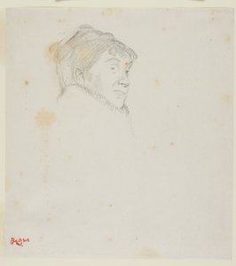 Portrett av Madame Dietz-Monnin (tidligere kvinnehode) av Edgar Degas
