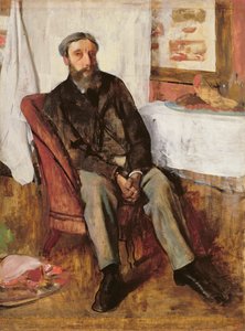 Portrett av en mann, ca. 1866 av Edgar Degas
