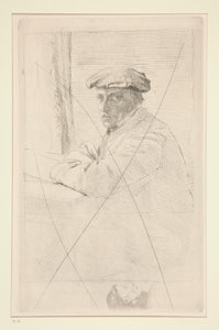 Portrett av gravøren Joseph Tourny av Edgar Degas