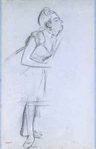 Profilen til en danser, av Edgar Degas