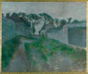Landsbygate Saint Valery Sur-Somme av Edgar Degas