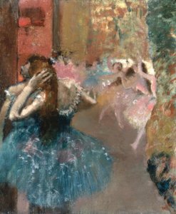 Ballettscenen av Edgar Degas