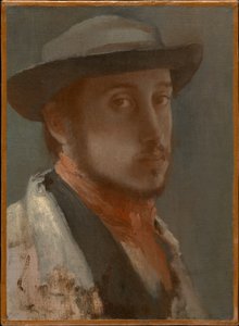 Selvportrett av Edgar Degas