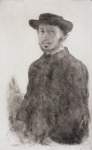 Selvportrett av Edgar Degas