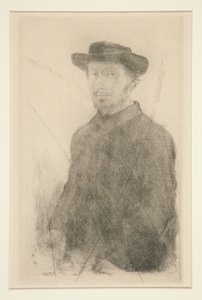 Selvportrett, 1857 av Edgar Degas