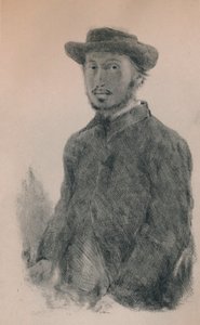 Selvportrett, ca. 1860-tallet, 1946 av Edgar Degas
