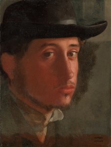 Selvportrett av Edgar Degas