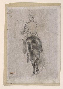 Spurring på hesten av Edgar Degas