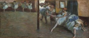Ballettøvelsen, ca. 1891 av Edgar Degas