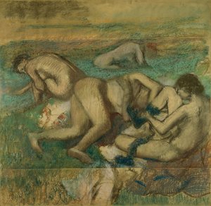 Badegjestene av Edgar Degas