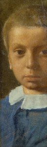 Barnet i blått; Barnet i blått, ca. 1853-54 av Edgar Degas