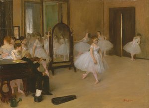 The Dancing Class, ca. 1871 (olje på lerret) av Edgar Degas