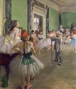 The Dancing Class, ca. 1873-76 (olje på lerret) av Edgar Degas