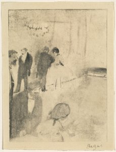 Det grønne rommet, ca. 18761877. av Edgar Degas
