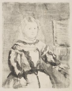 Infanta Margarita, etter Velázquez, 1862-64. av Edgar Degas
