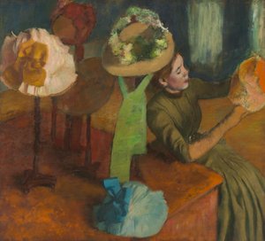 The Millinery Shop av Edgar Degas