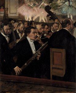 Orkesteret ved Operaen, ca. 1870 av Edgar Degas