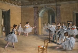 Danslekonen. 1872. Olje på lerret. av Edgar Degas