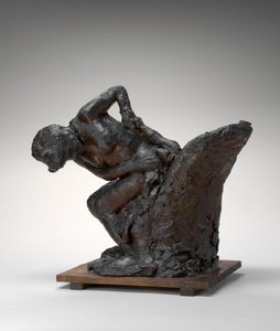 Kvinne sittende, tørker venstre hofte, 1890-tallet 1911. av Edgar Degas