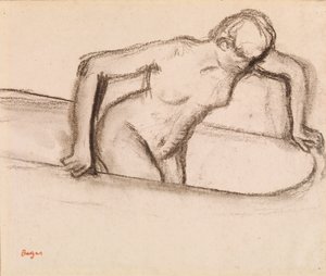 Kvinne i badekar av Edgar Degas