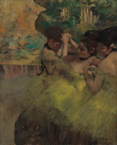 Gule dansere (i vingene) av Edgar Degas