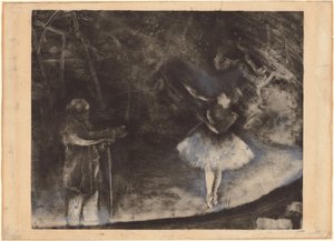 Ballettmesteren av Edgar Degas, executed in collaboration with Vicomte Lepic