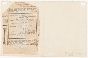 Innlevering til en aviskonkurranseredaktør, 1917 av Edgar Fryer