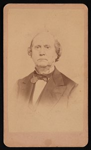 Portrett av Ezra Bartlett French 1810-1880, før 1880. av Edgar J Pullman
