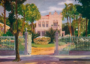 'Residensen til grev Paul de Frontin, Petropolis', 1914 av Edgar L Pattison