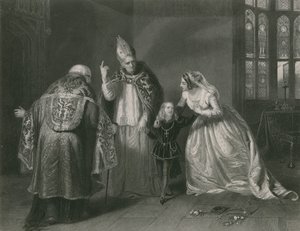 Dronning Elizabeth og hertugen av York, kong Richard III