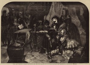 Den siste avskjeden mellom Marie Antoinette og hennes sønn