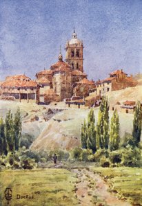 Nord-Spania: Duenas (farge litho) av Edgar T. A. Wigram