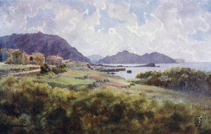 Nord-Spania: Santana (svart litho)